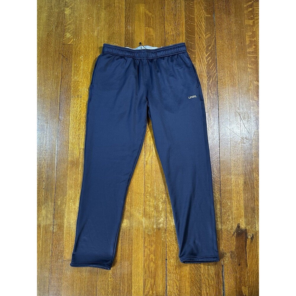 UNRL Pants Mens XL Navy Blue Performance Stretch Sweatpants Pockets